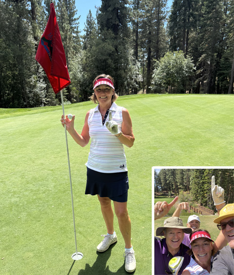 Kari Hawkins hole in one