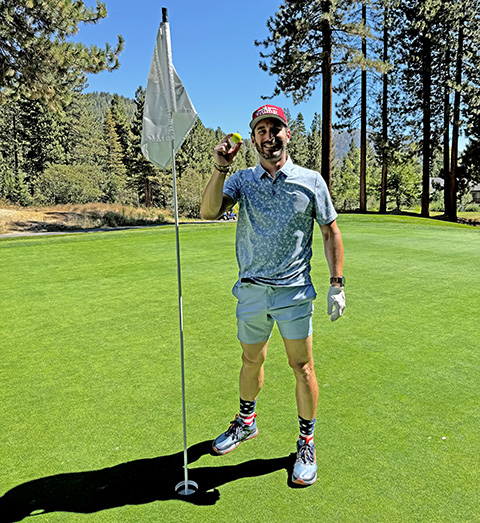 Jason Grove hole in one